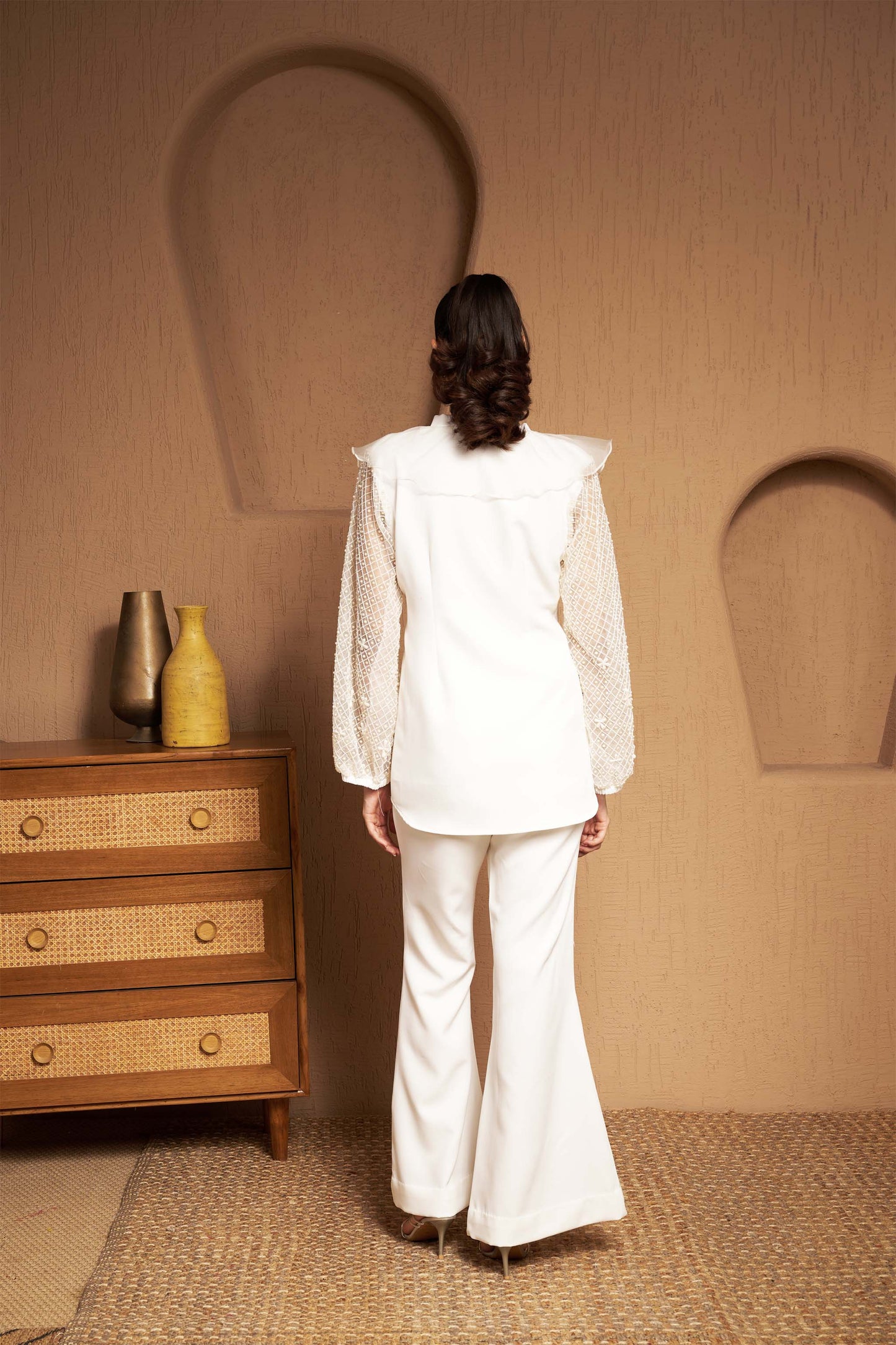 ESME ORGANA RUFFLE COORD SET