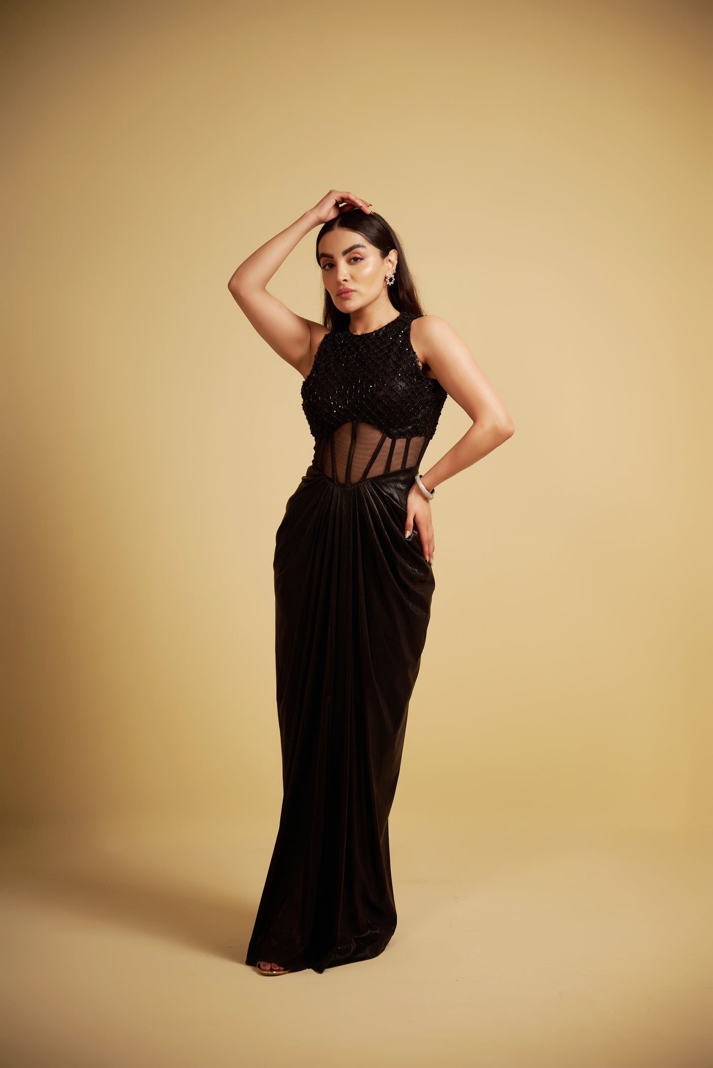 AMORA COORD SET GOWN