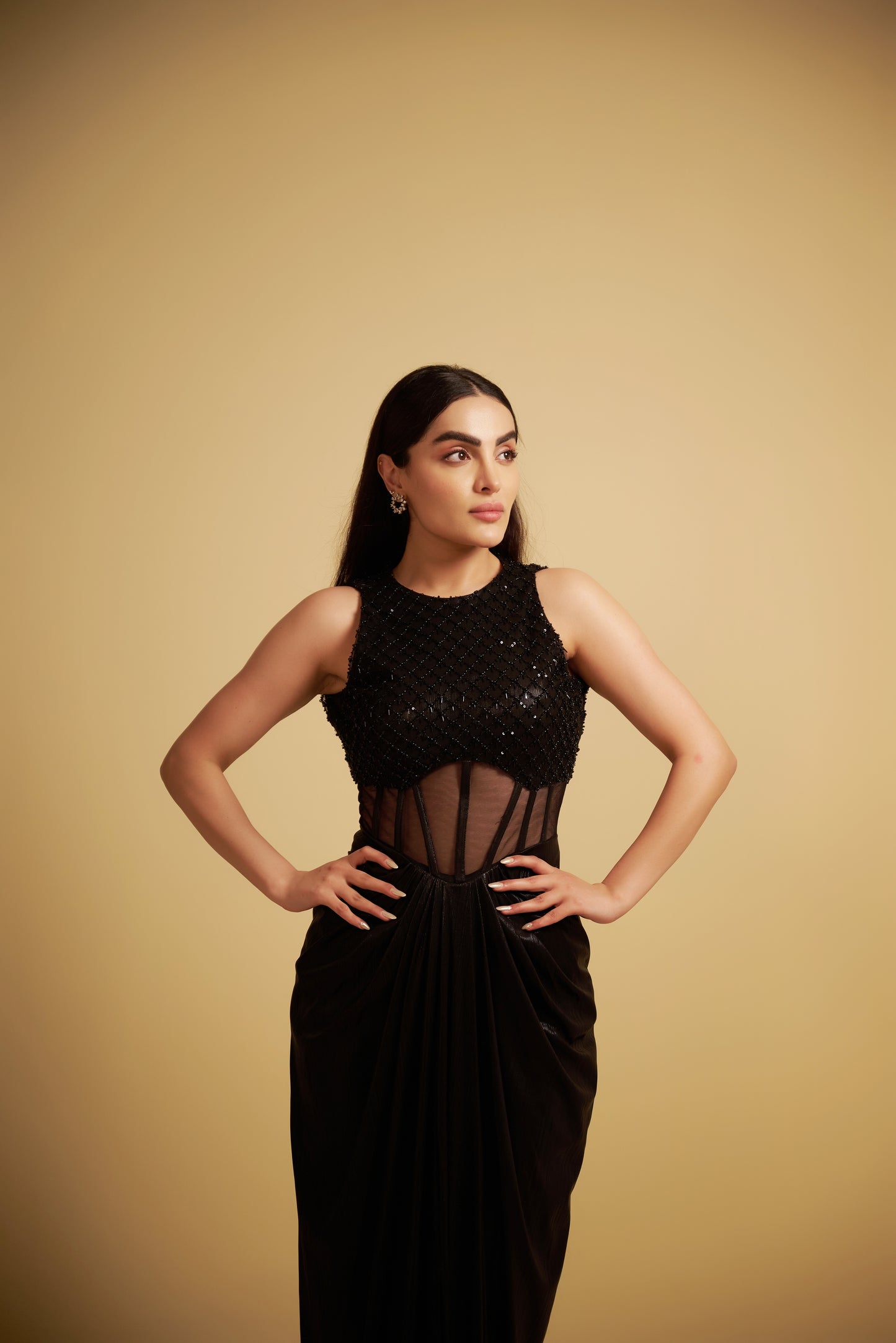AMORA COORD SET GOWN