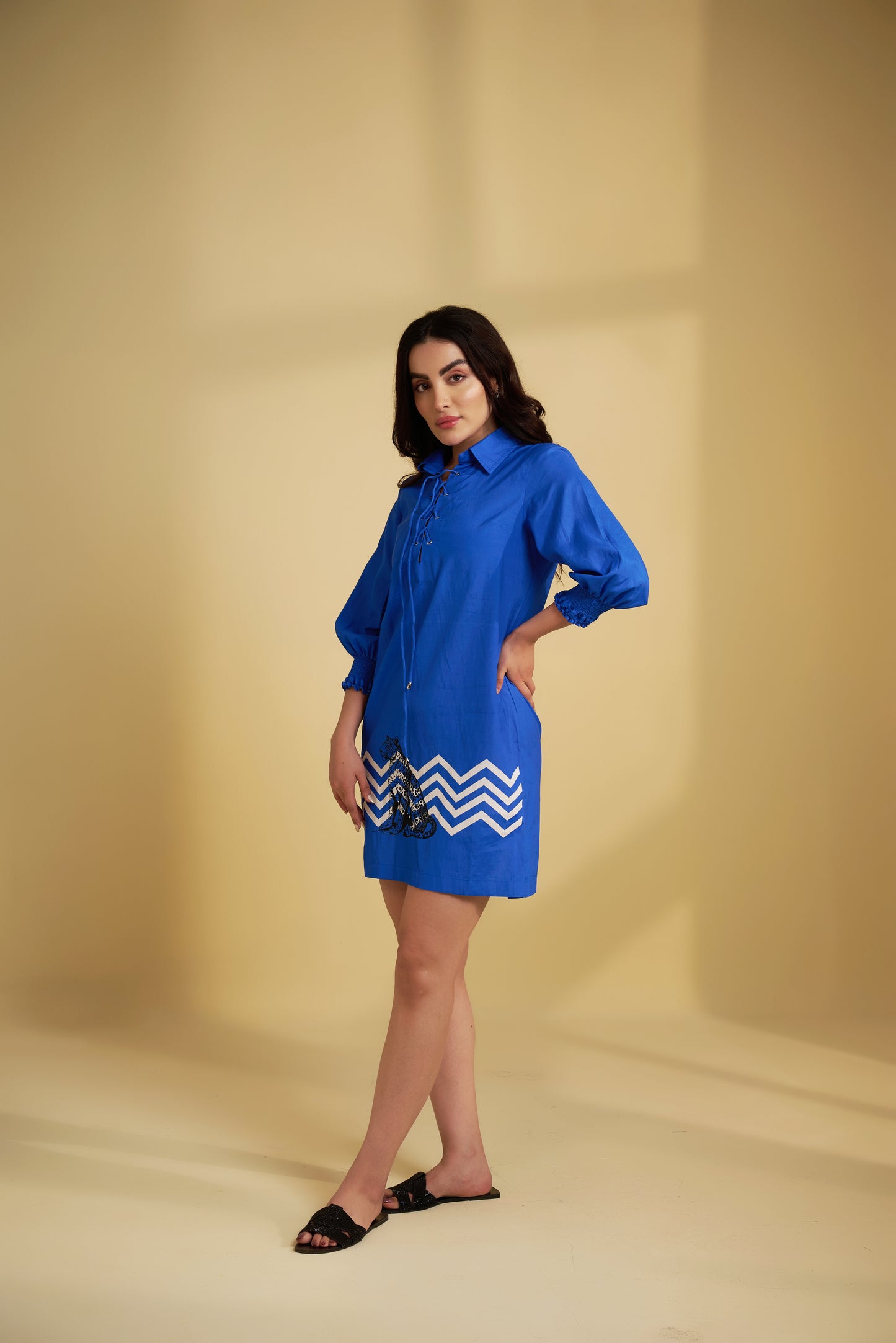 GEO PANTHER DRESS