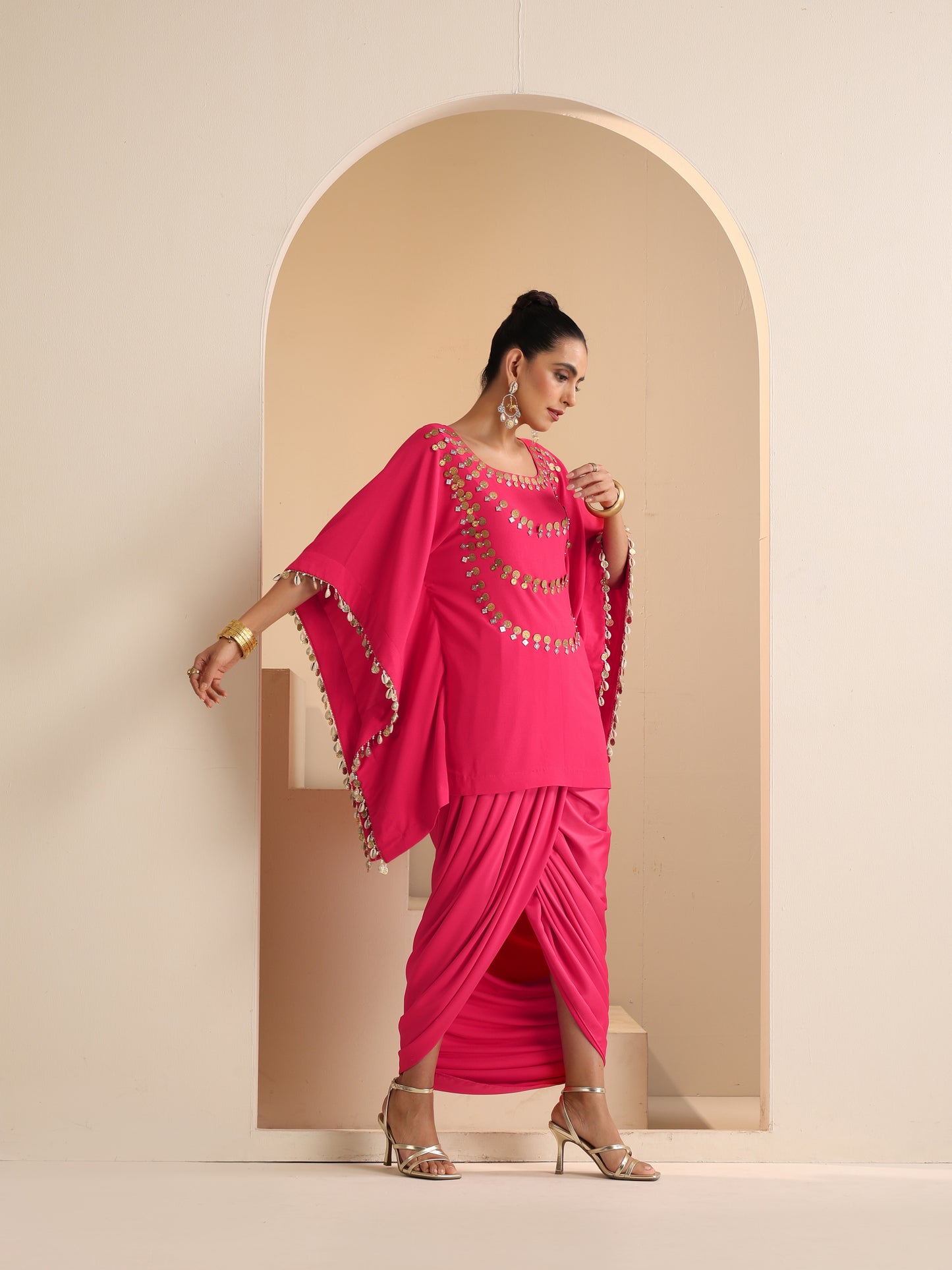 ZIYA KAFTAN SET WITH DHOTI