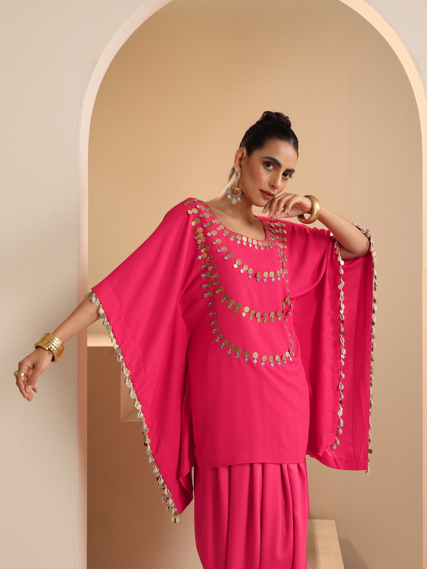 ZIYA KAFTAN SET WITH DHOTI