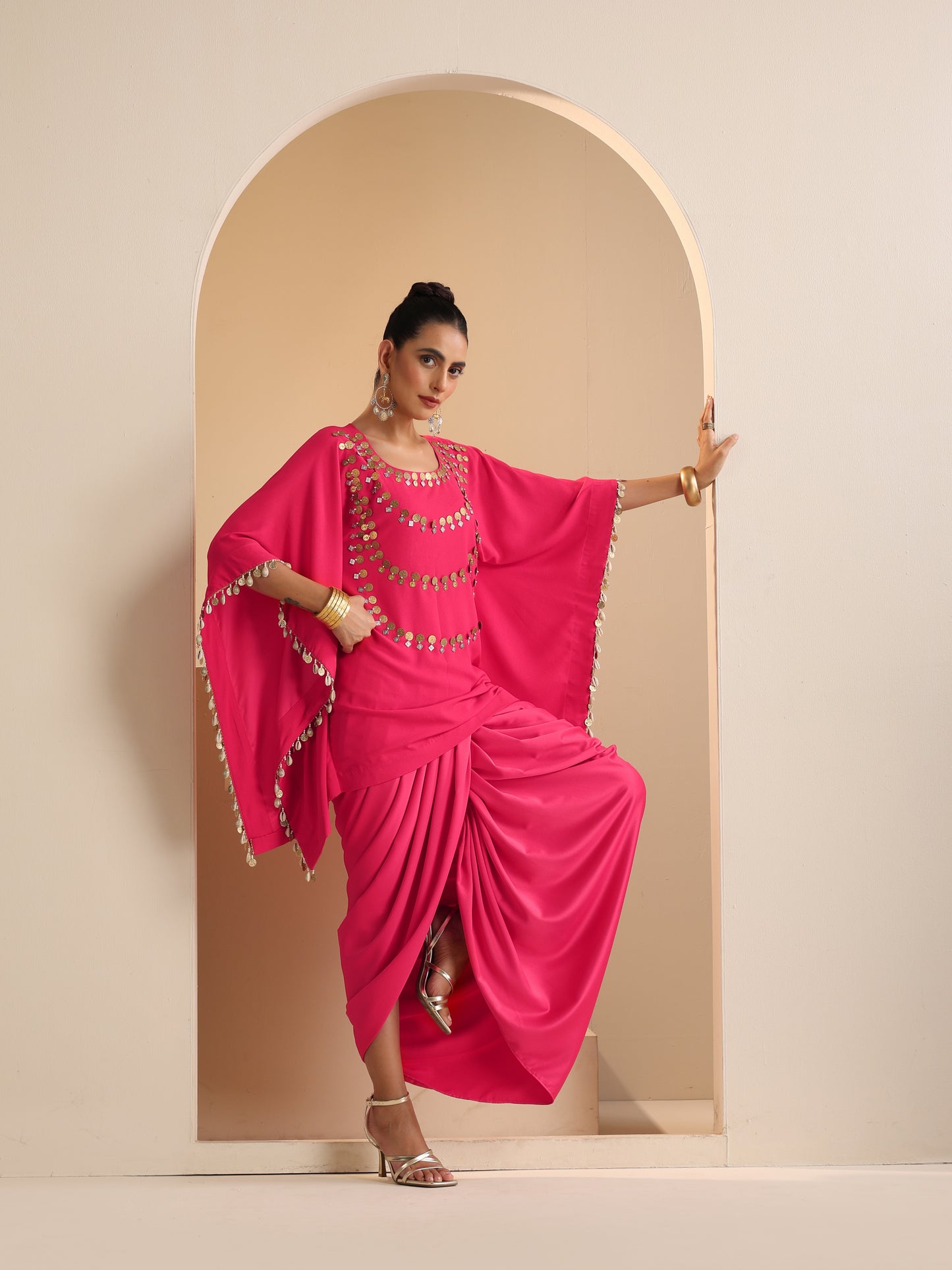 ZIYA KAFTAN SET WITH DHOTI