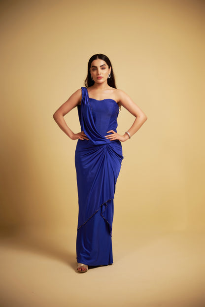 ZARINA DRAPE GOWN
