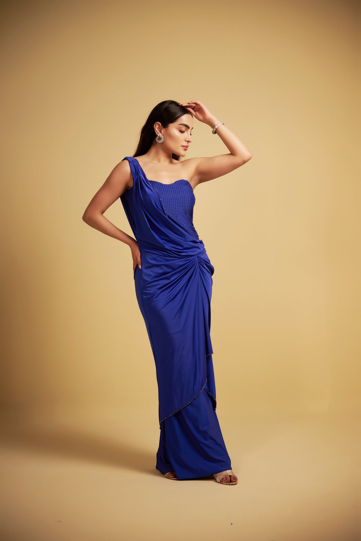 ZARINA DRAPE GOWN