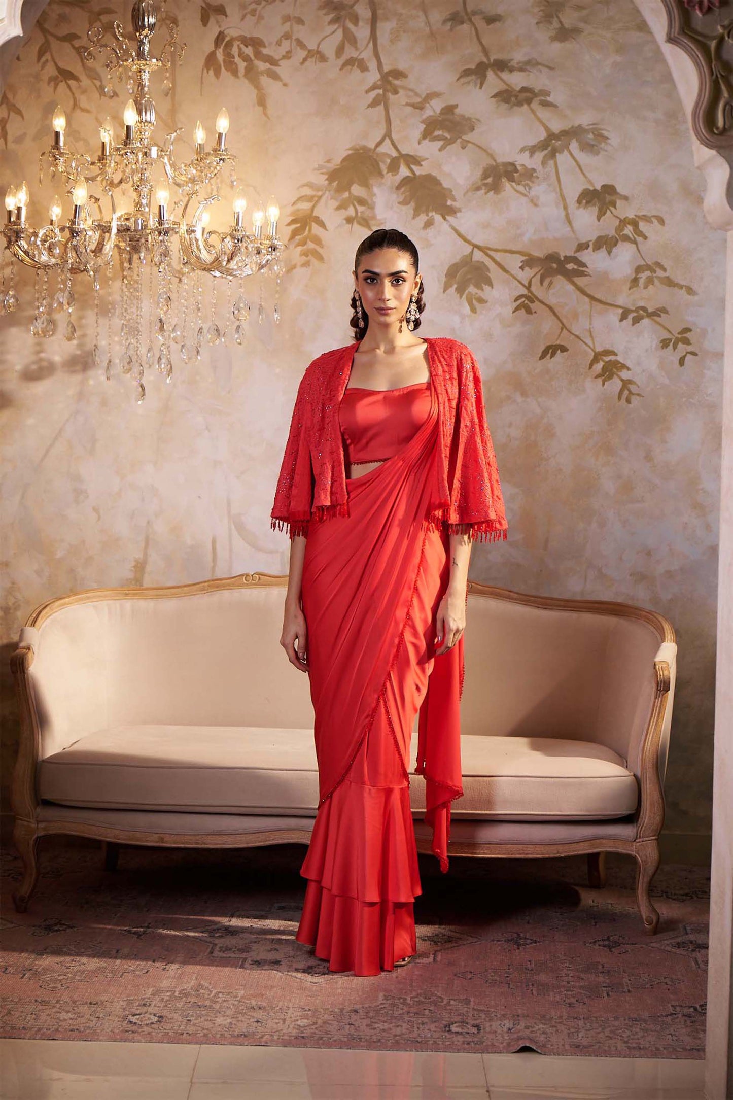 ADILA CAPE SAREE