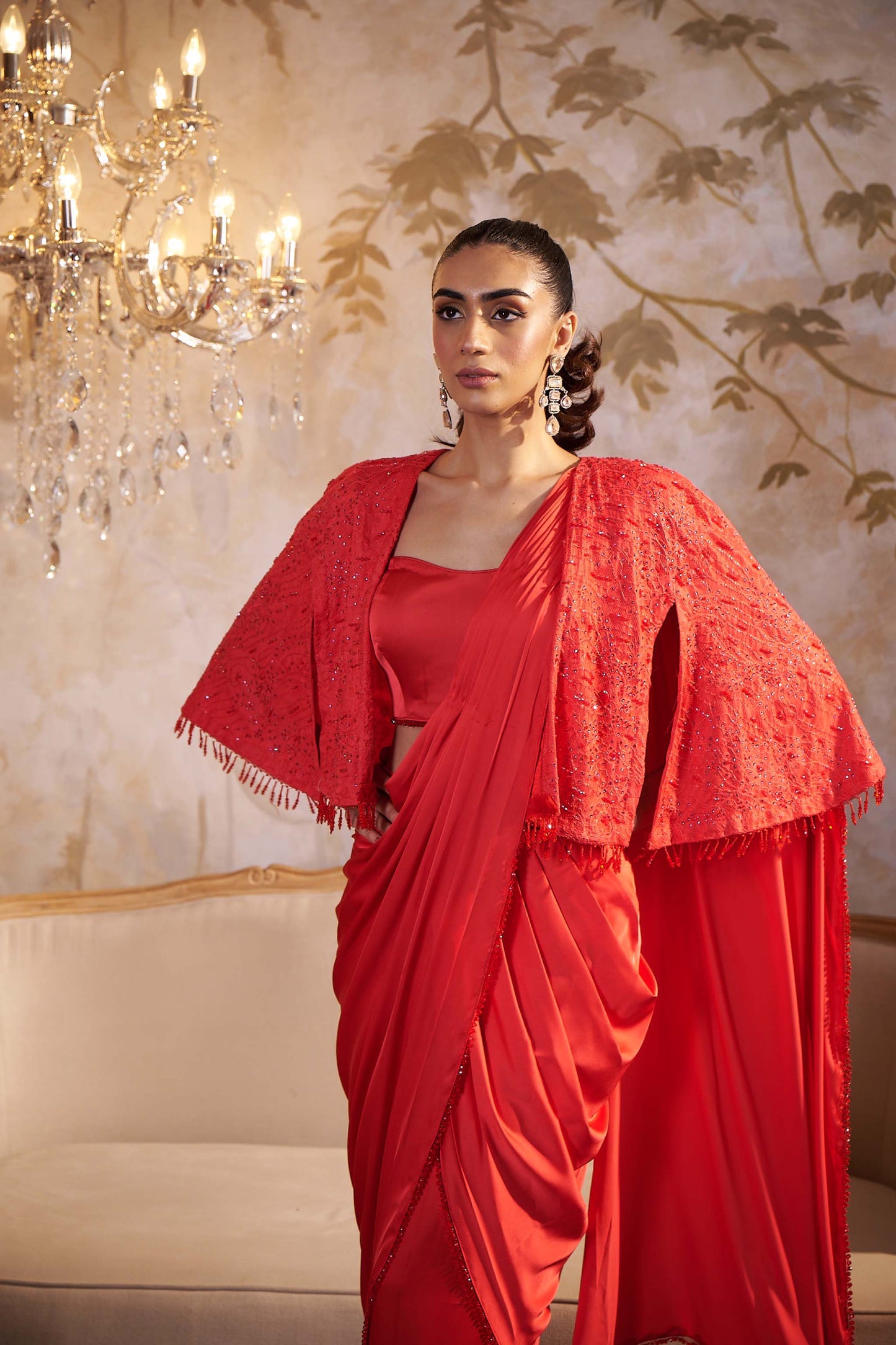 ADILA CAPE SAREE