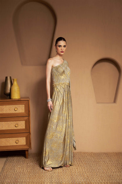 ARIA GOWN GOLD