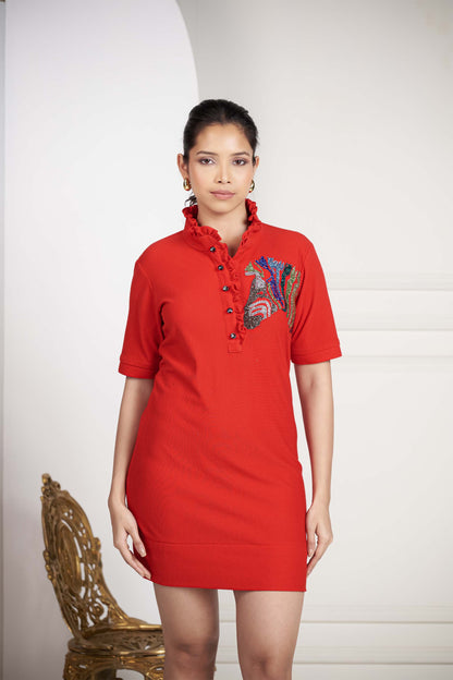 ECHO SWAROVSKI POLO DRESS