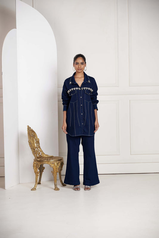 EMMA STUDS PANT SET