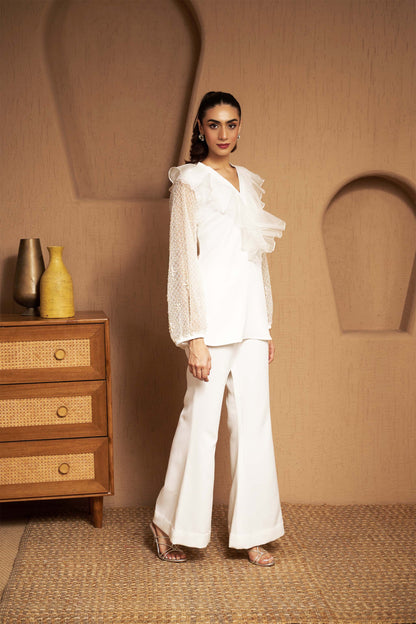 ESME ORGANA RUFFLE COORD SET