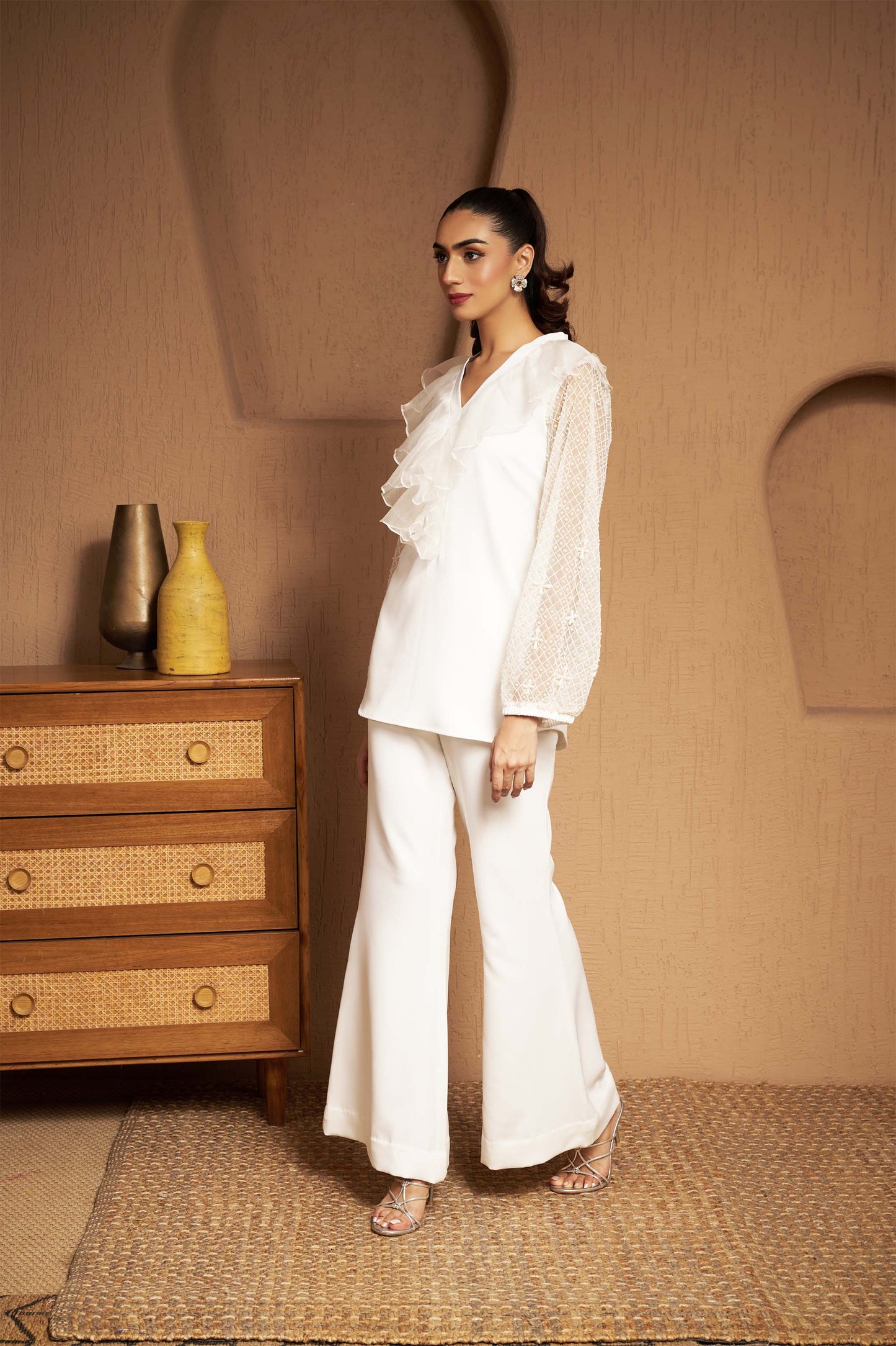 ESME ORGANA RUFFLE COORD SET