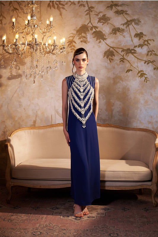 ROSA PEARL NECK KAFTAN