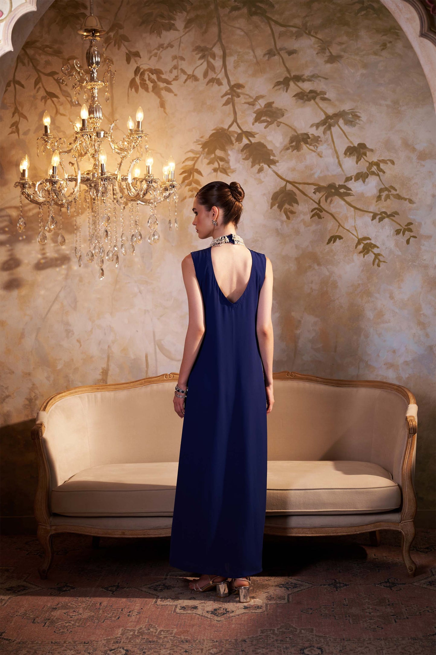 ROSA PEARL NECK KAFTAN